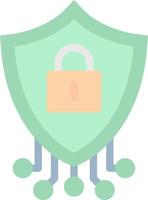 diseño de icono de vector de seguridad cibernética