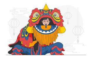 Awesome Lion Dance Attraction Concept 15010519 Vector Art at Vecteezy Awesome Lion Dance Attraction Concept 15010519 Vector Art at Vecteezy