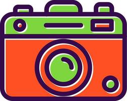 Camera Retro Vector Icon Design