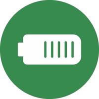 Battery Three Quarters Vector Icon Design