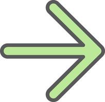 Arrow Right Vector Icon Design