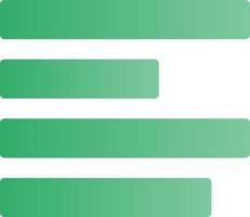 Align Right Vector Icon Design