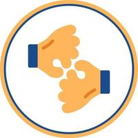 American Sign Language Interpreting Vector Icon Design