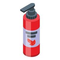 Conditioner dispenser icon isometric vector. Container bottle vector