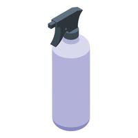 Safety spray icon isometric vector. Clean plastic vector
