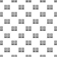 Two audio speakers pattern, simple style vector