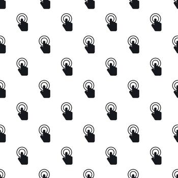 Cursor hand pattern, simple style vector