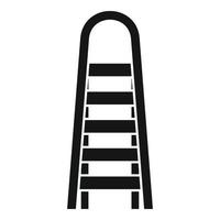 Wall ladder icon simple vector. Wood tool vector