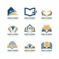 Education Logo Template Collection vector