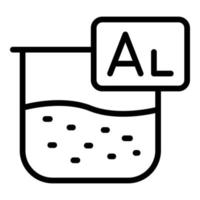 Aluminium liquid pot icon outline vector. Car wheel vector