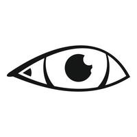 Eye idea icon simple vector. View look vector