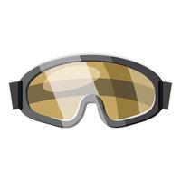 Protective goggles for paintball icon vector