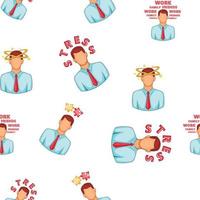 Stress pattern, cartoon style vector