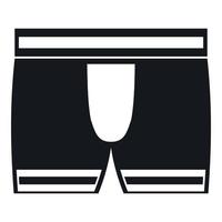 Man boxer briefs icon, simple style vector