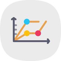 Multiple Trend Chart Vector Icon Design