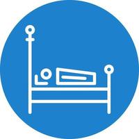 diseño de icono de vector de cama