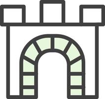 Archway Vector Icon Design