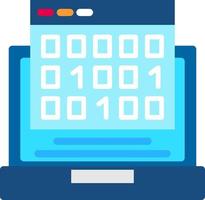 Binary Code Vector Icon Design