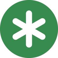 Asterisk Vector Icon Design
