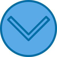 Chevron Circle Down Vector Icon Design