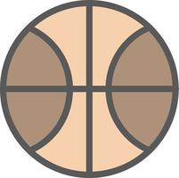 Basketball Ball Vector Icon Design