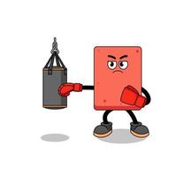 Illustration of brick boxer vector