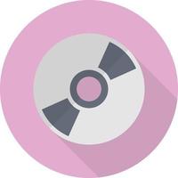 Ilustración vectorial de cd en un fondo. Símbolos de calidad premium. Iconos vectoriales para concepto y diseño gráfico. vector