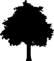 Silhouette of trees for the website, for printing. Vector graphics illustration