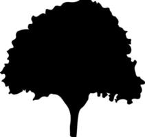 Silhouette of trees for the website, for printing. Vector graphics illustration