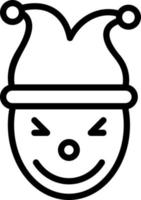 line icon for entertaining vector