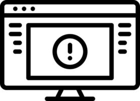 line icon for unauthorized vector