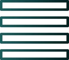 Align Justify Vector Icon Design