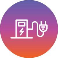 Charging Station Vector Icon Design