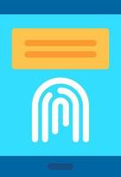 Finger Print Vector Icon Design