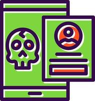 Account Hacked Vector Icon Design