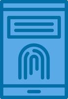 Finger Print Vector Icon Design