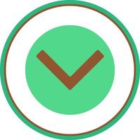 Chevron Circle Down Vector Icon Design