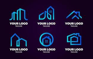 Construction Company Logo Collection vector