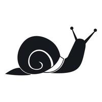 Snail icon, simple style vector