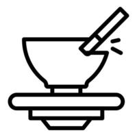 Ceramic workshop icon outline vector. Pottery class vector