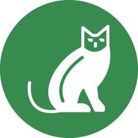 diseño de icono de vector de gato