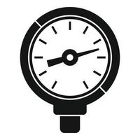 Tire manometer icon simple vector. Gas pressure vector