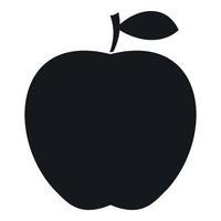 icono de manzana, estilo simple vector