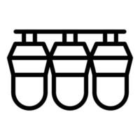 Osmosis purifier icon outline vector. Plant equipment vector