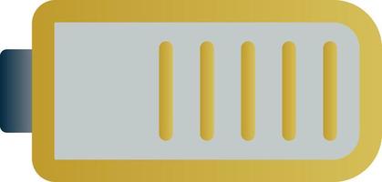 Battery Three Quarters Vector Icon Design