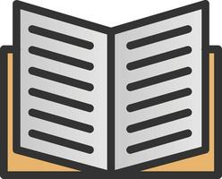 Book Open Vector Icon Design