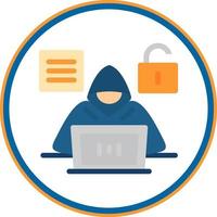 Code Hacker Vector Icon Design