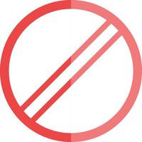 Ban Vector Icon Design