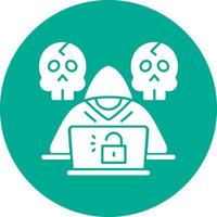 diseño de icono de vector de hacker