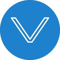 Angle Down Vector Icon Design